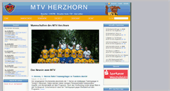 Desktop Screenshot of mtv-herzhorn-handball.de